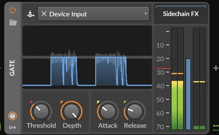 Bitwig Studio&rsquo;s built-in gate