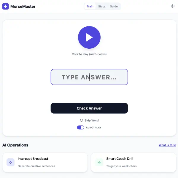 Learning Morse Code the Hard Way (So I Built a Tool)